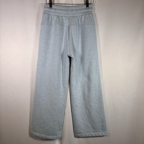Athleta Girl Wide Leg Sweat Pants Sz 12 Casual Lounge High Rise Athleisure - Picture 2 of 9
